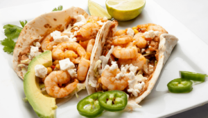 Shrimp Tacos - With Creamy Sauce