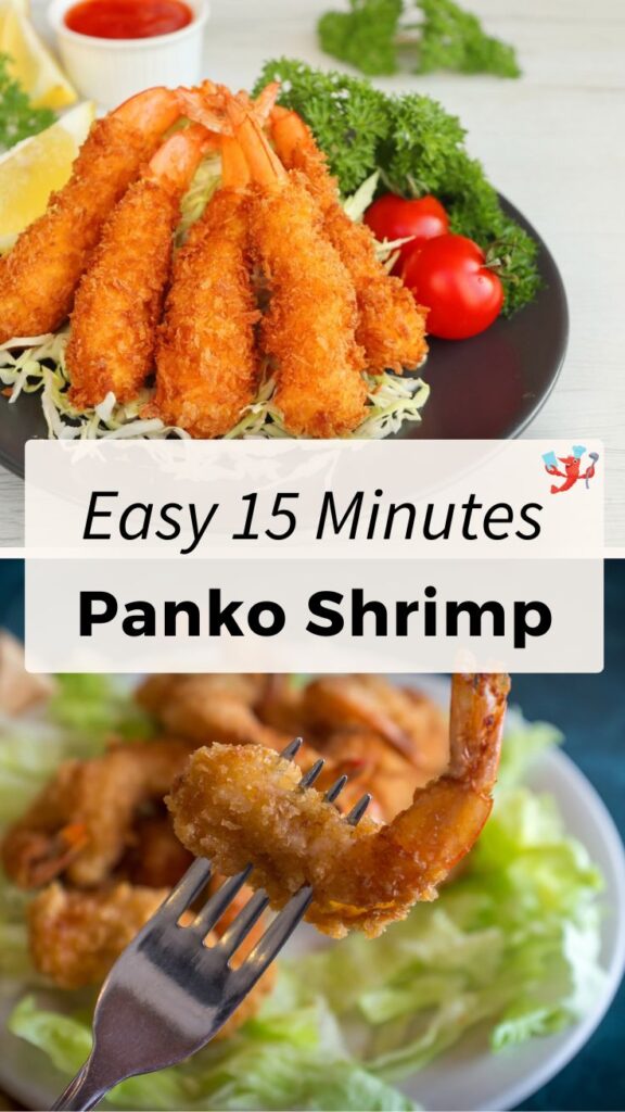 panko shrimp made in 15 minutes