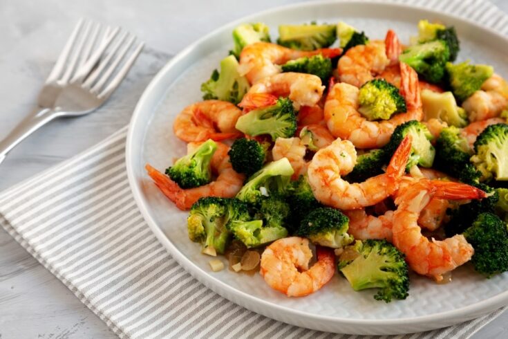 shrimp and broccoli stir fry