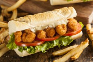 Shrimp Po Boy - Crispy Po Boy Sandwich