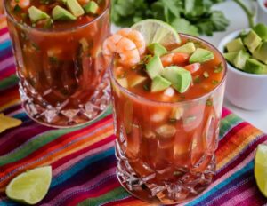 Mexican Shrimp Cocktail - 15 Minutes of Prep