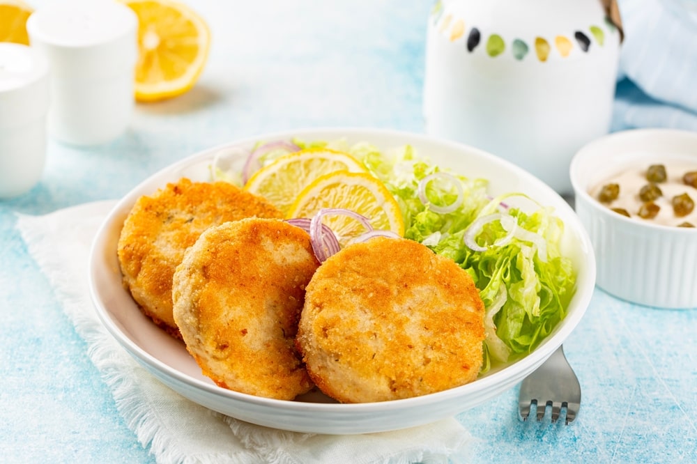 Crispy Golden Shrimp Burgers