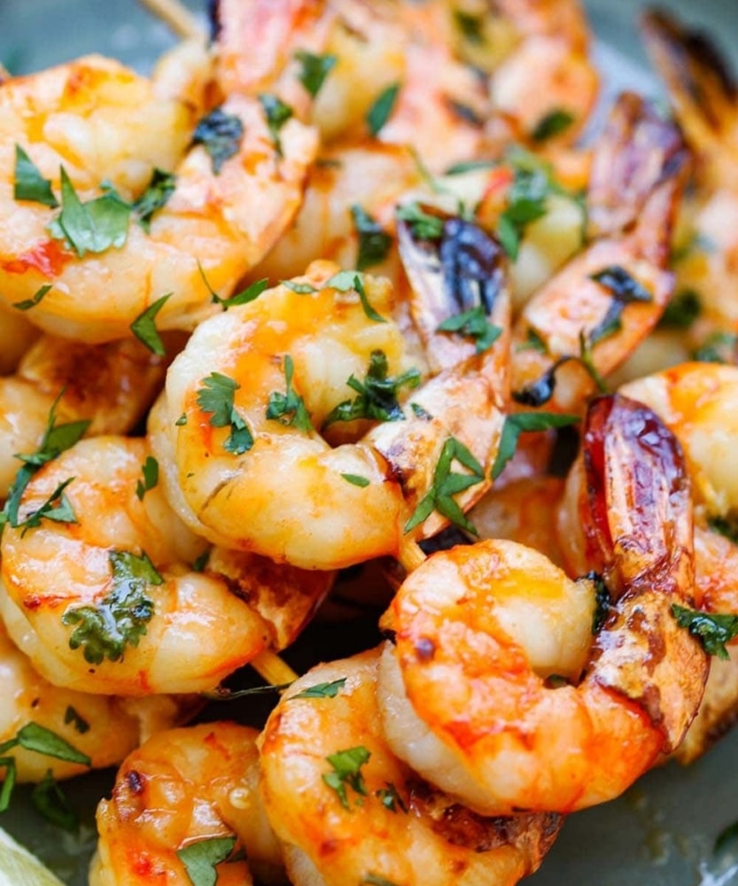 cajun shrimp scampi with creamy sauce