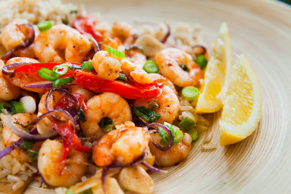 shrimp stir fry