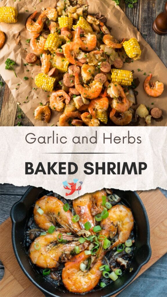 Easy Baked Shrimp Garlic and Herb