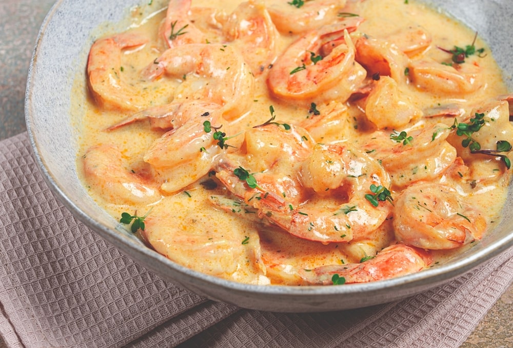 Easy Creamy Shrimp and Gnocchi