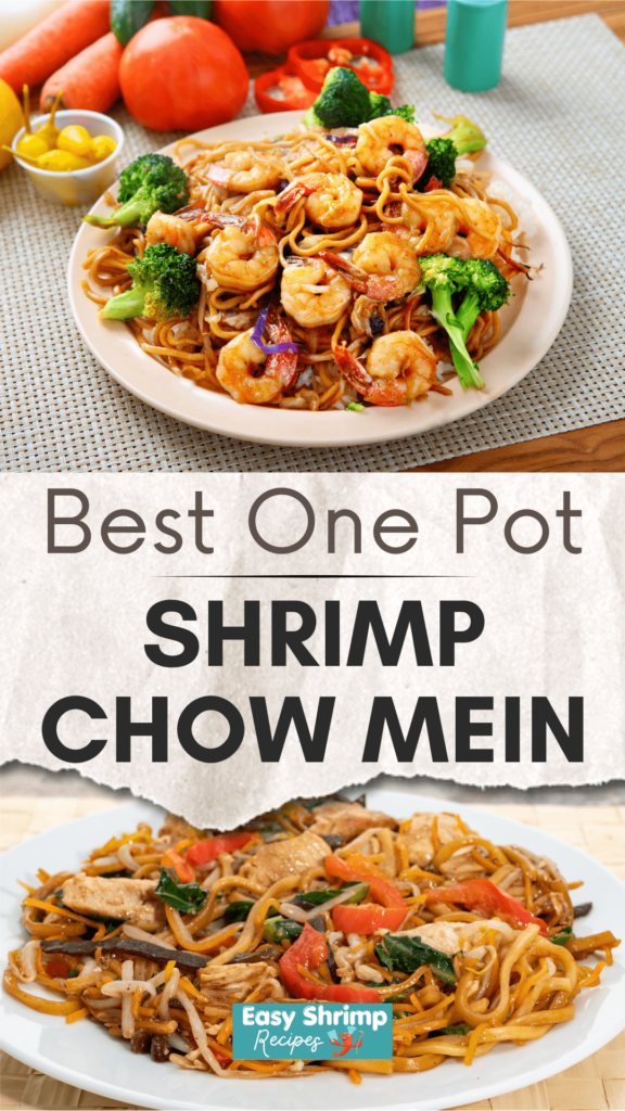 One pot Shrimp Chow Mein