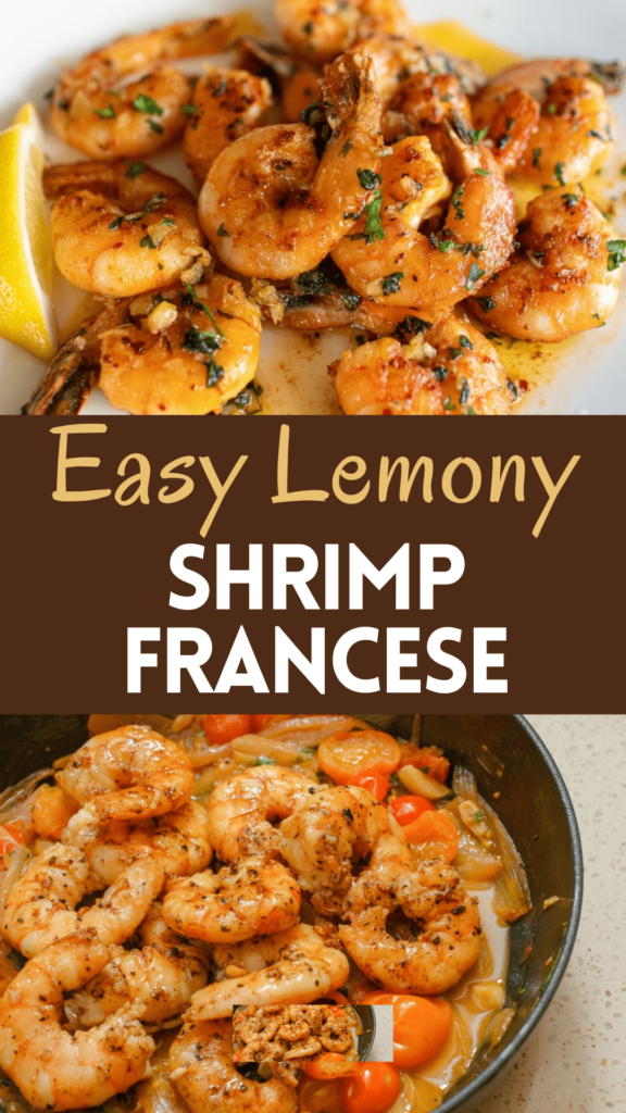 Easy Shrimp Francese