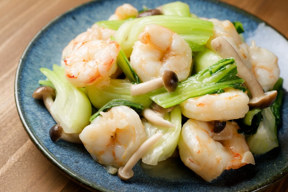 Shrimp Bok Choy Stir Fry