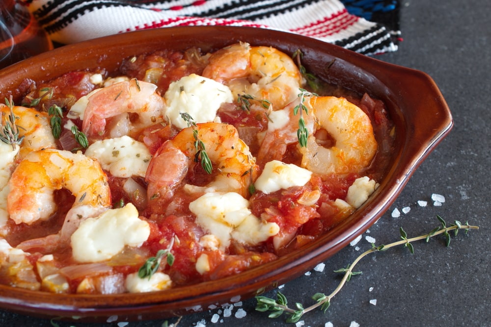 Shrimp Saganaki Recipe