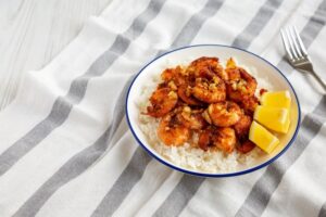 Hawaiian Garlic Shrimp