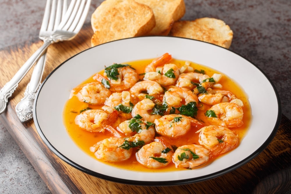 Easy shrimp ajillo recipe