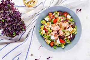 Salmon Salad - Healthy Lunch