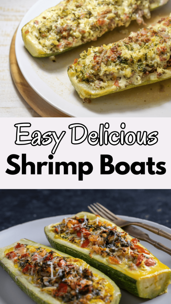 Shrimp Zucchini Boats