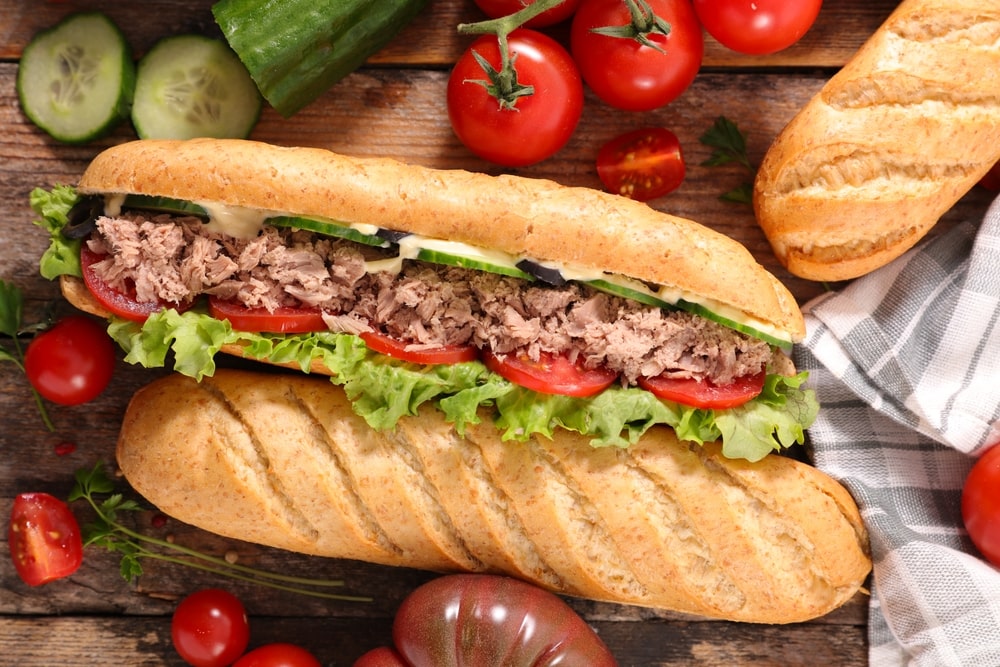 Easy Subway Tuna Sandwich