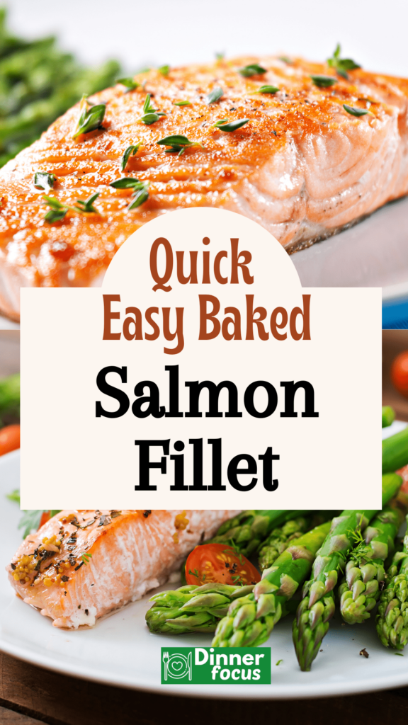 Easy baked salmon fillet