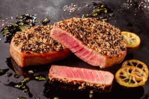 Pan Seared Tuna Steak