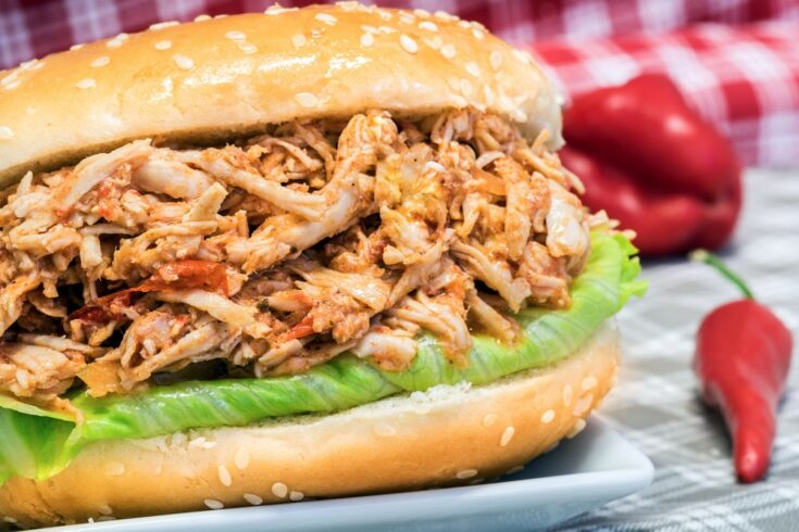 Crockpot Chicken Sandwiches