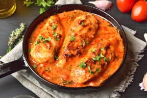 Pesto Chicken- Easy & Flavorful