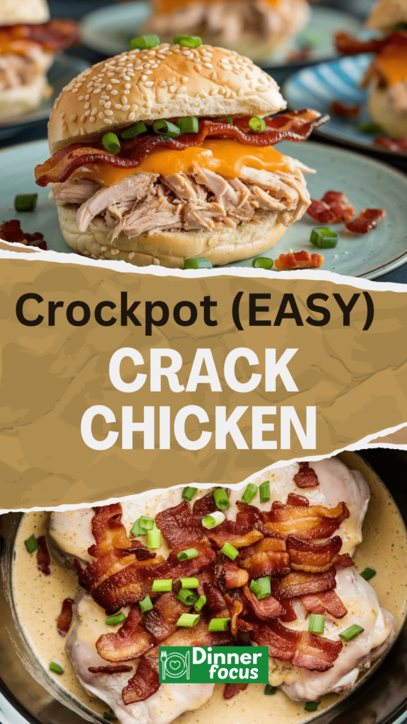 Slow Cooker Crockpot Crack Chicken