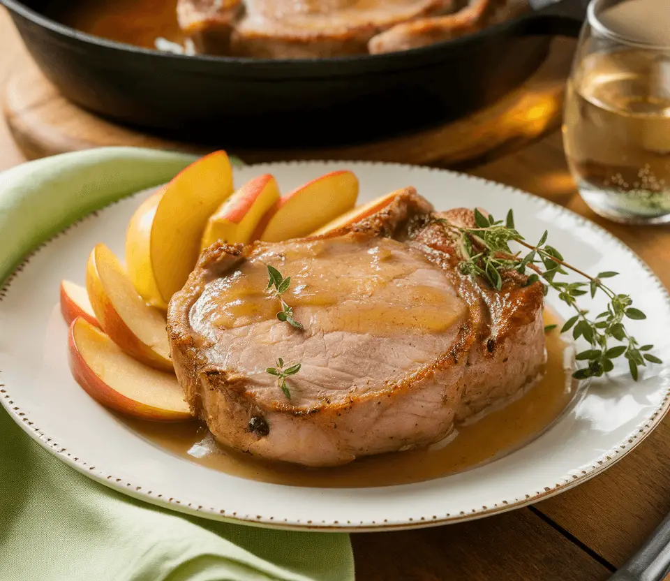 Pork Chop And Apple
