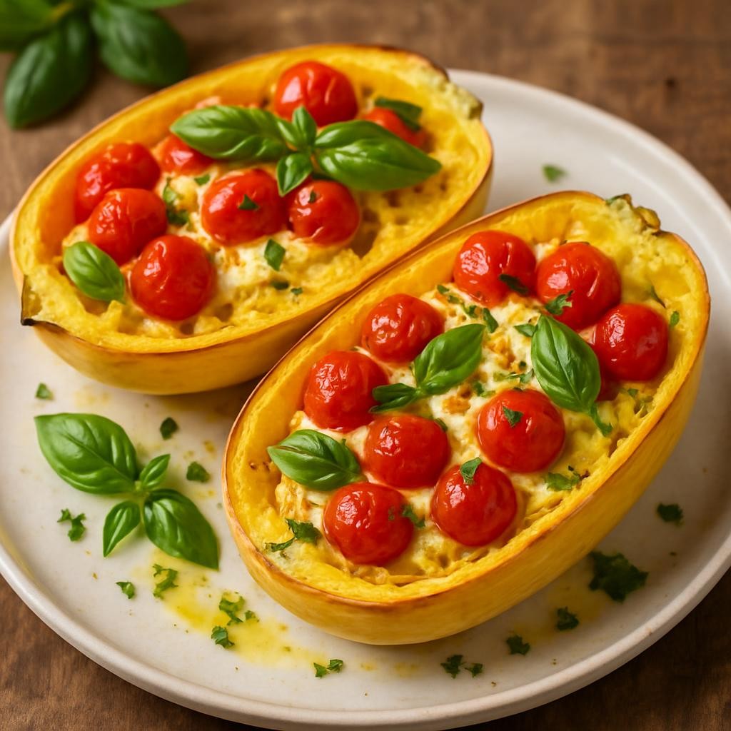 baked feta spaghetti squash recipe