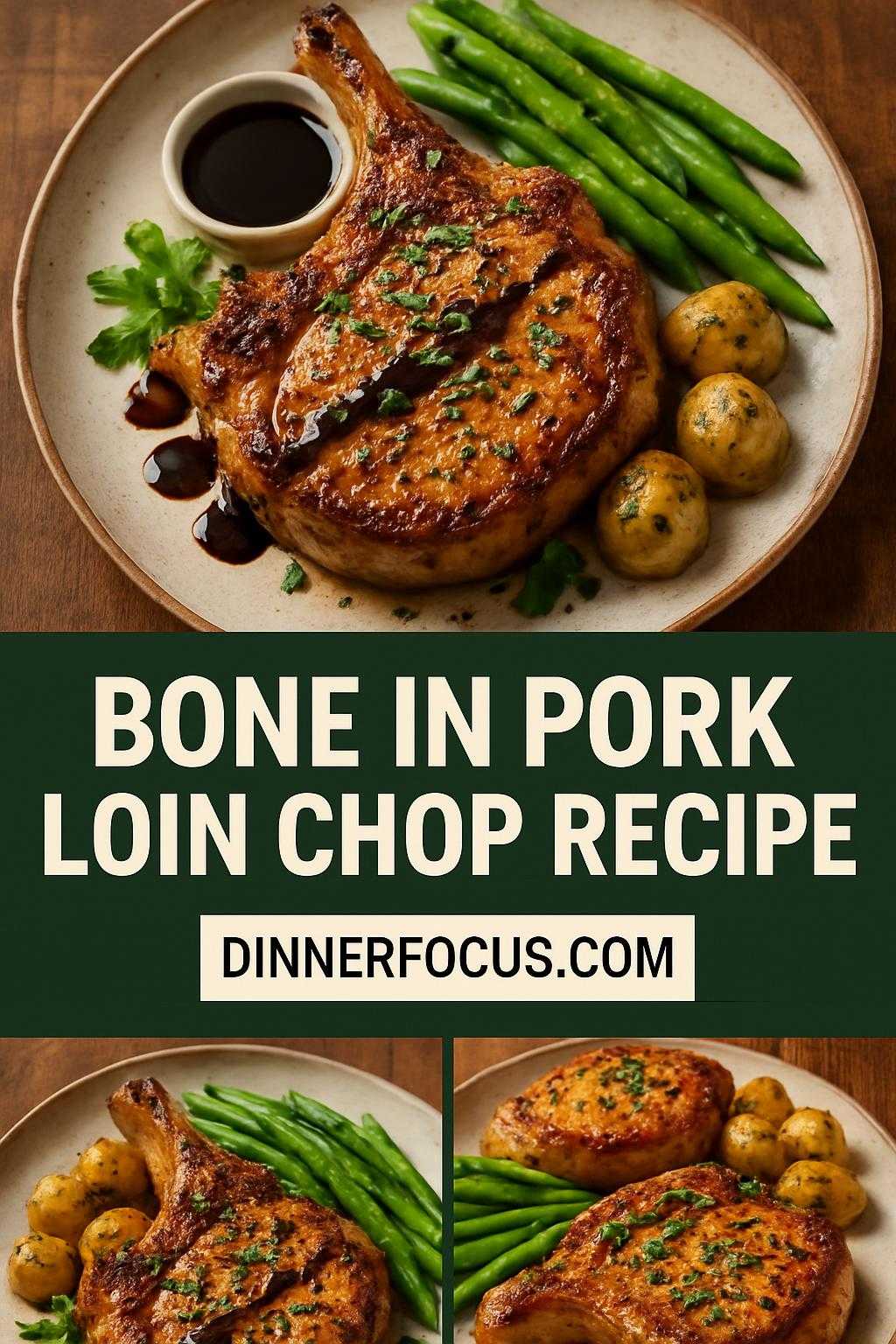 bone in pork loin chop recipe