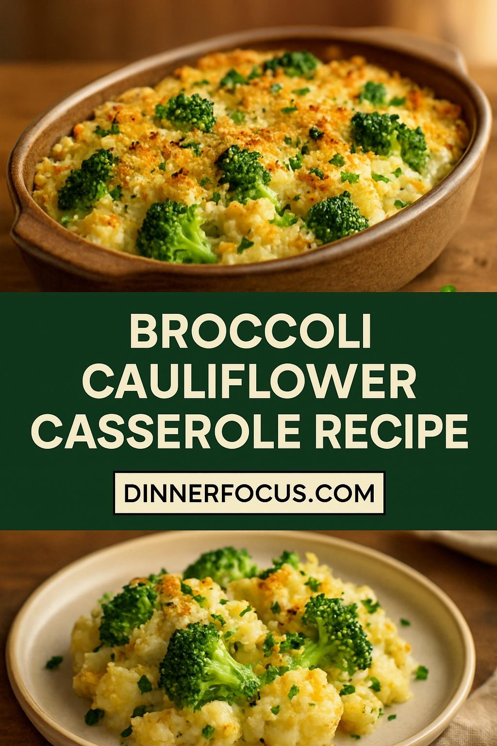 broccoli cauliflower casserole recipe