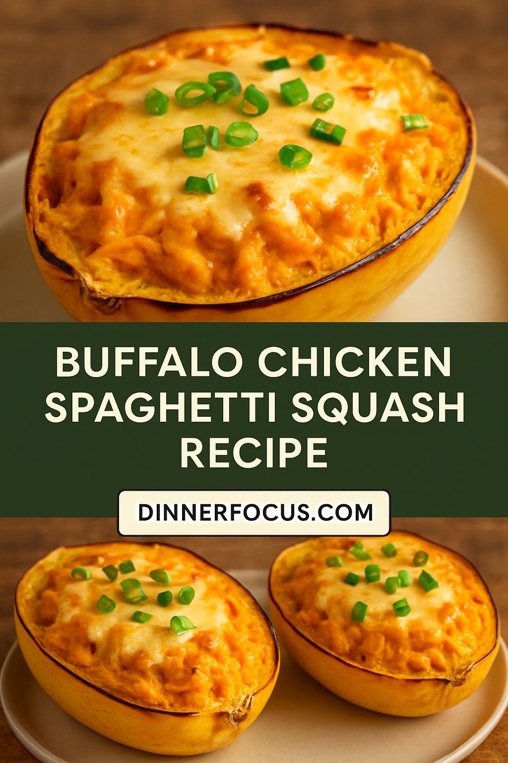 buffalo chicken spaghetti squash recipe