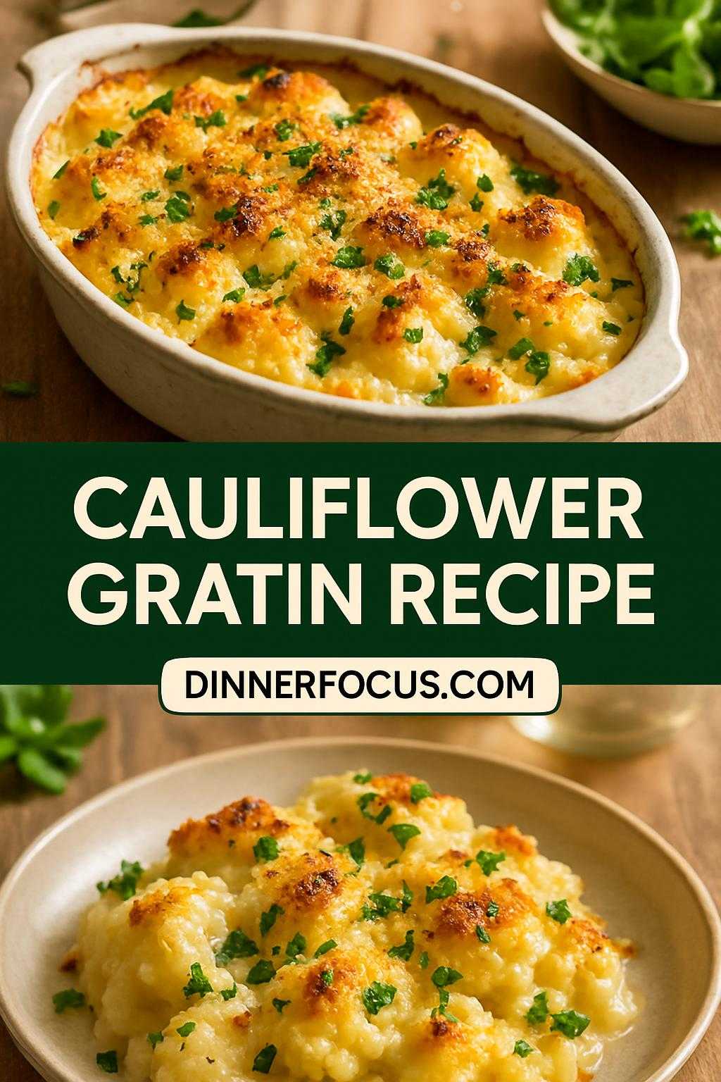 cauliflower gratin recipe