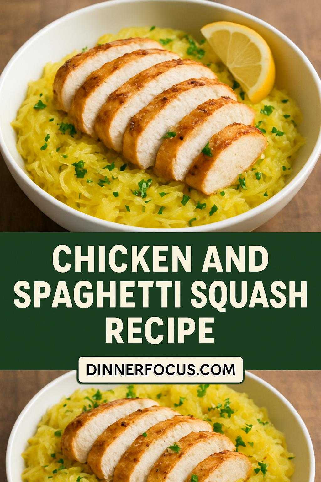 chicken and spaghetti squash recipe