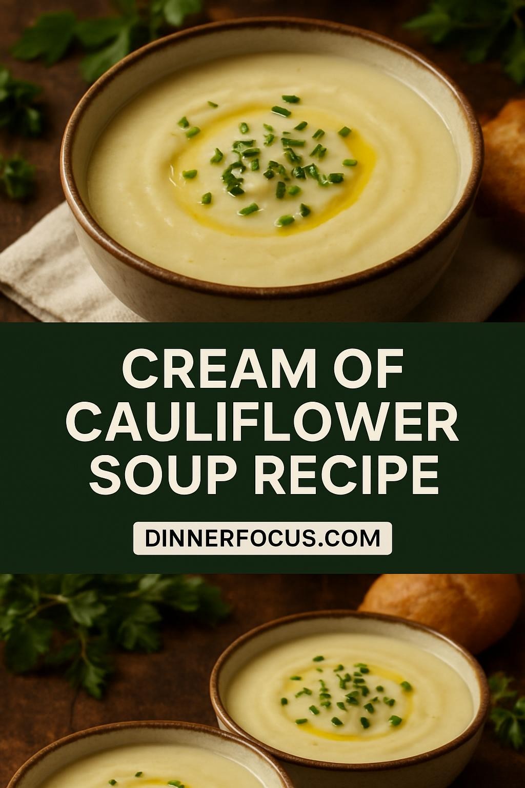cream of cauliflower soup recipe