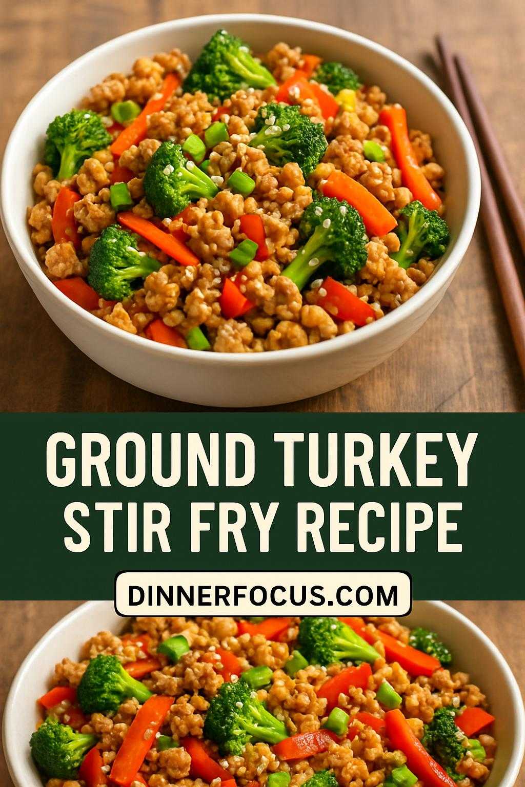 ground turkey stir fry recipe