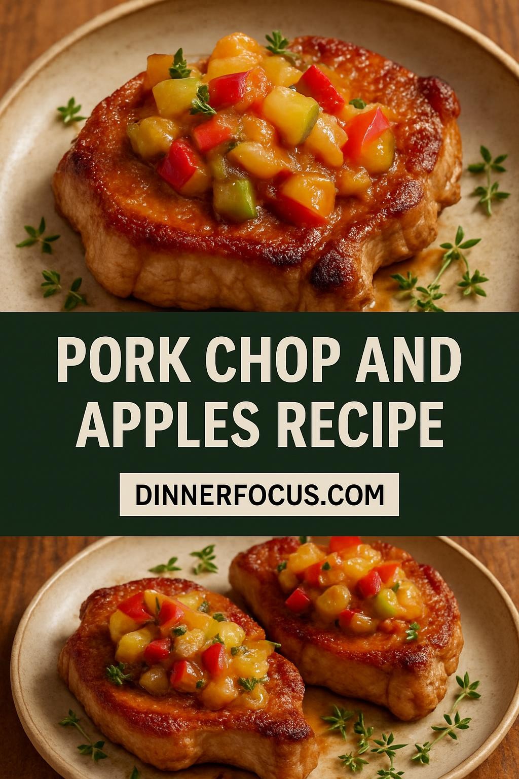 pork chop and apples recipe