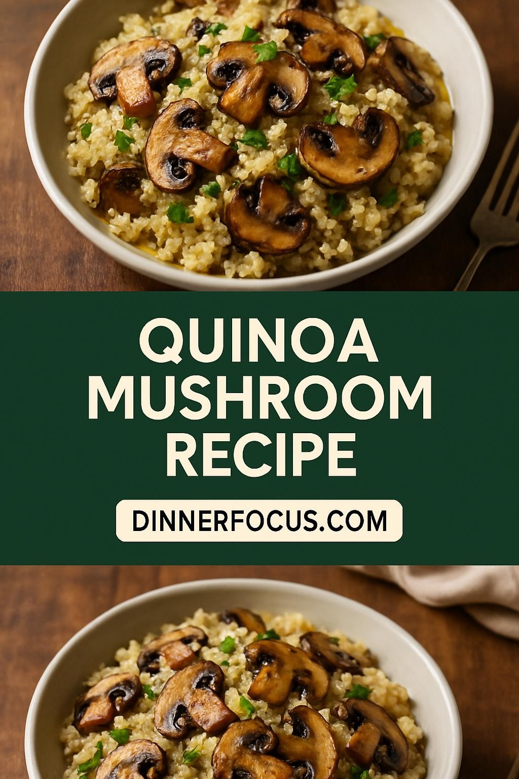 quinoa mushroom recipe
