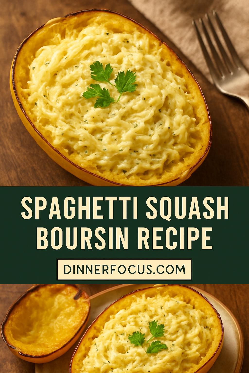 spaghetti squash boursin recipe