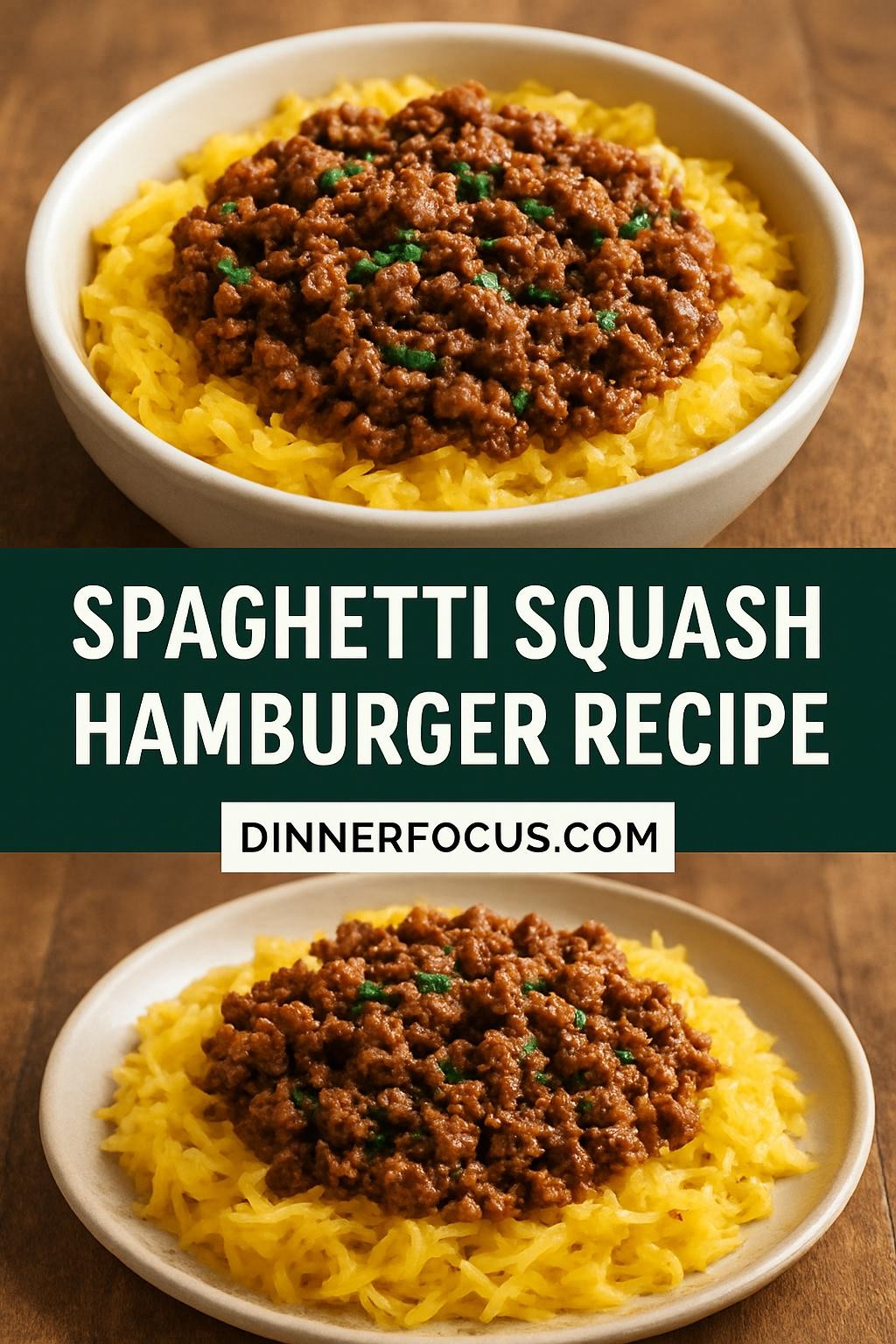 spaghetti squash hamburger recipe