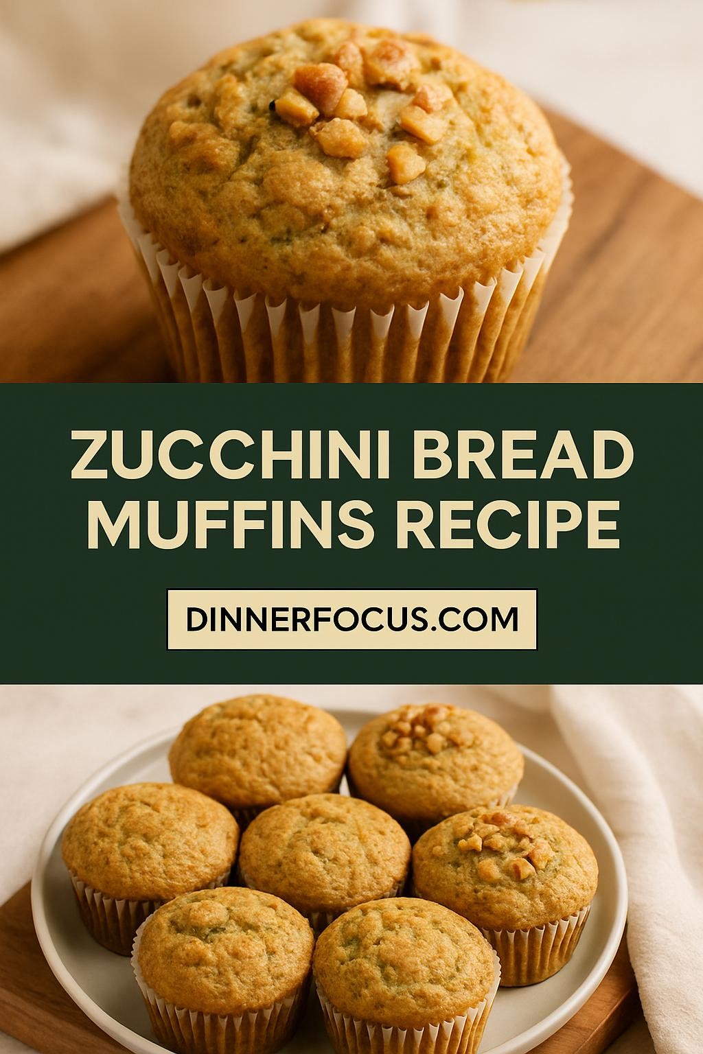 zucchini bread muffins recipe
