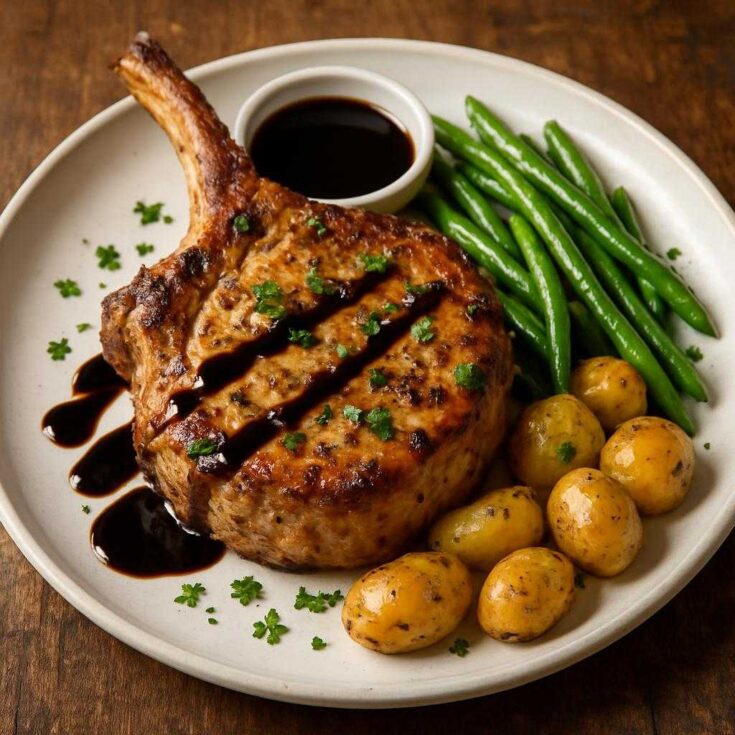 Bone In Pork Loin Chop