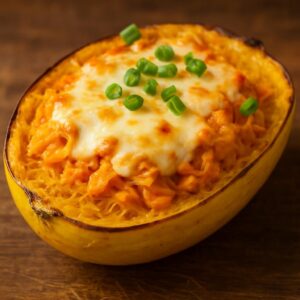 Buffalo Chicken Spaghetti Squash: A Low-Carb Game Day Favorite