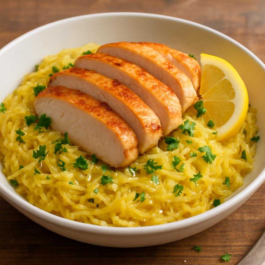 Chicken And Spaghetti Squash