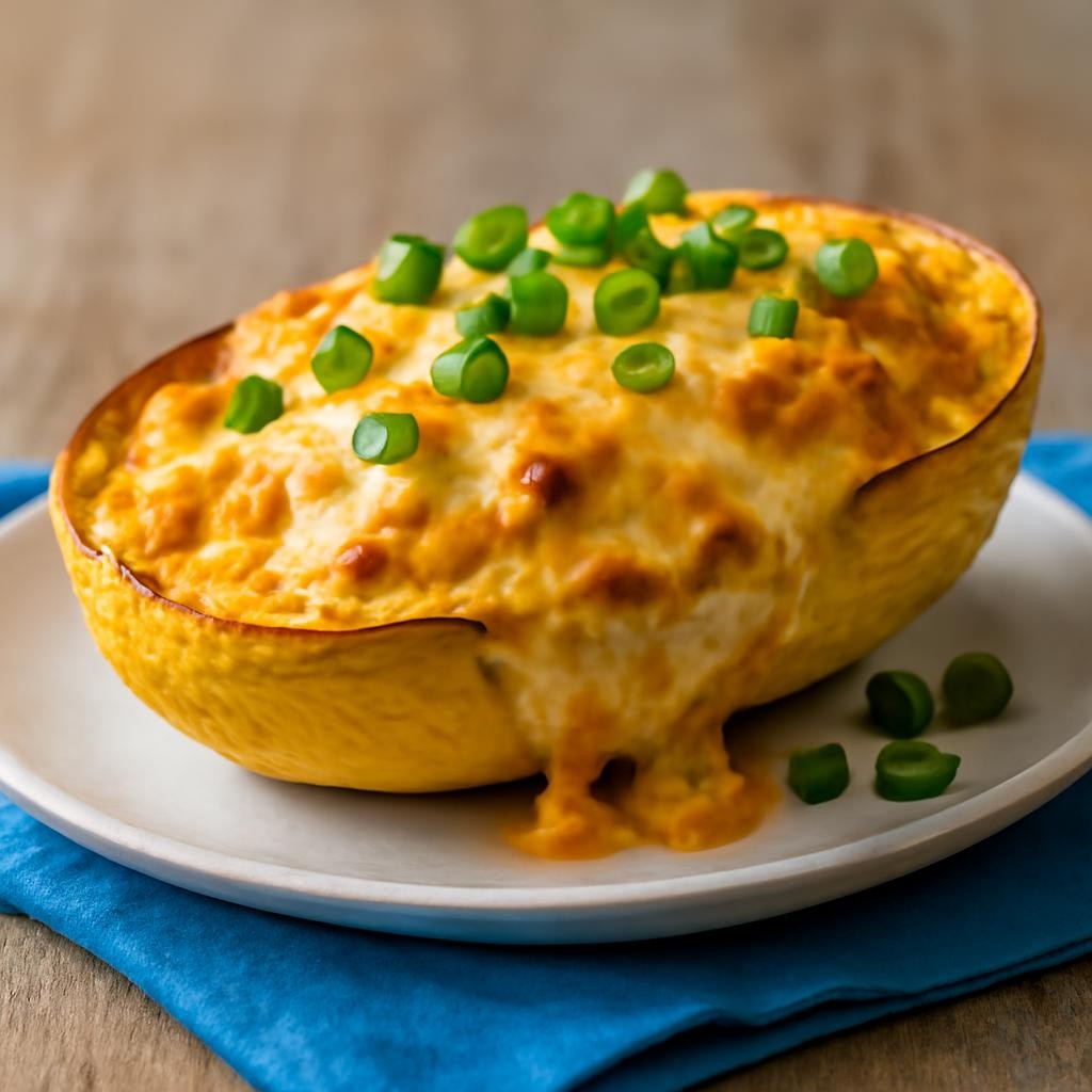 buffalo chicken spaghetti squash recipe
