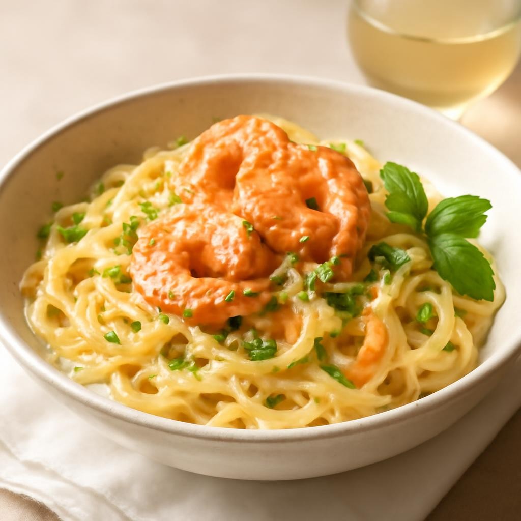 creamy shrimp pasta recipe