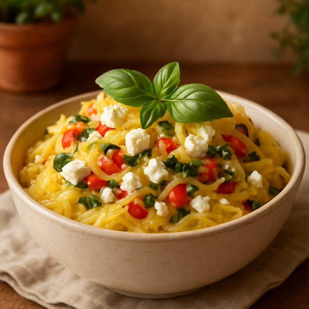feta spaghetti squash recipe