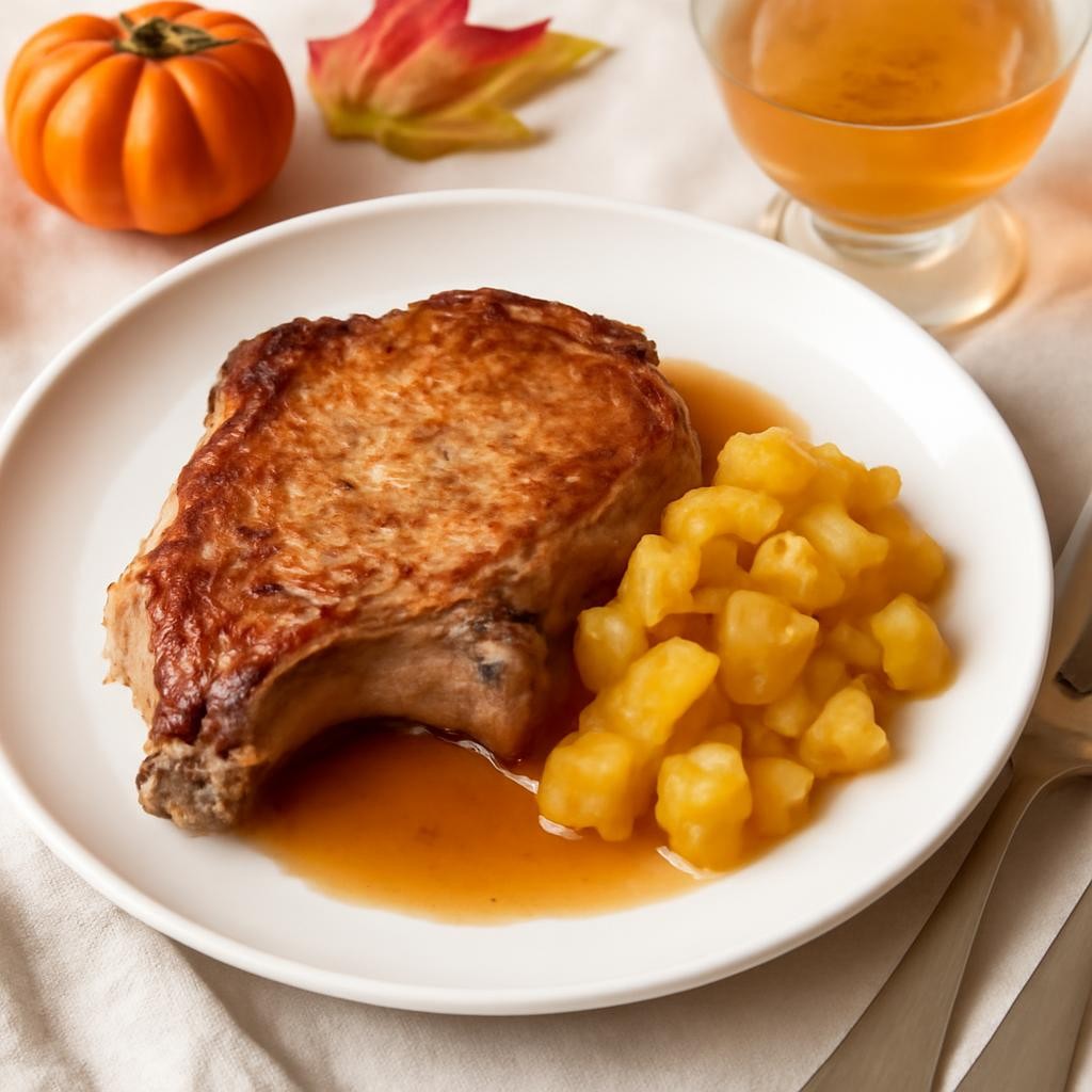 pork chop and apples recipe