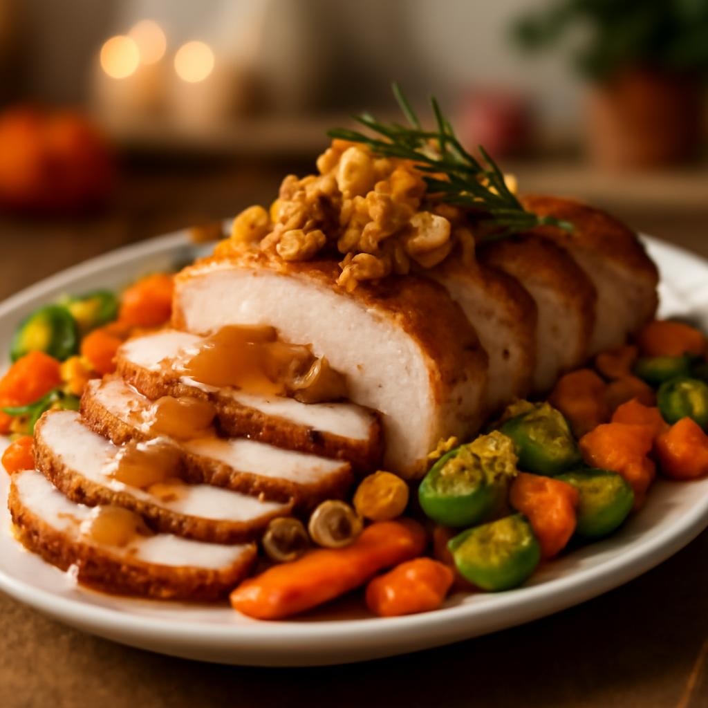 pork loin and stuffing recipe