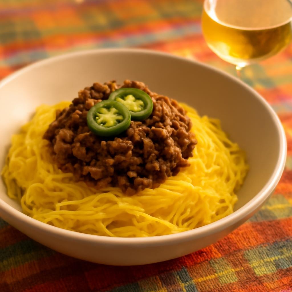 spaghetti squash hamburger recipe