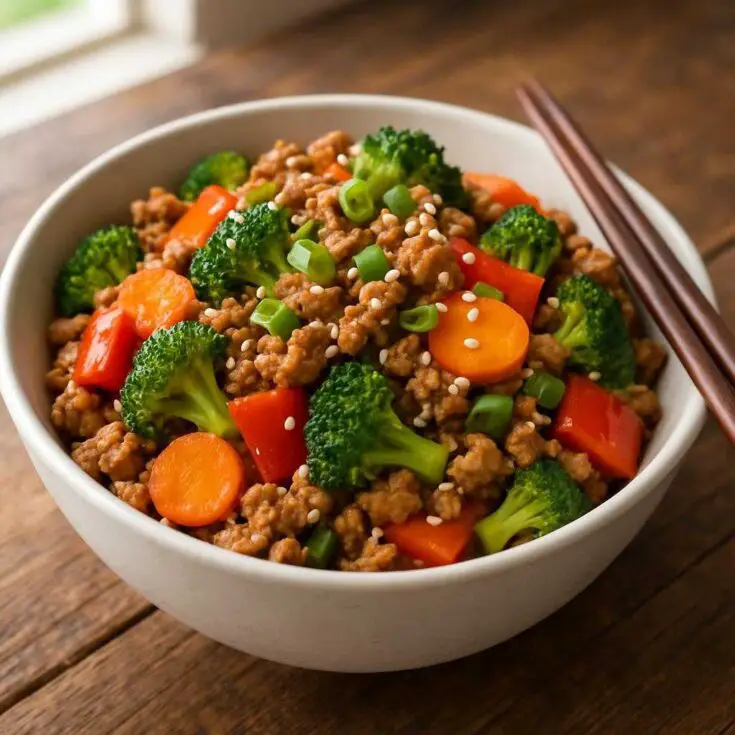 Ground Turkey Stir Fry