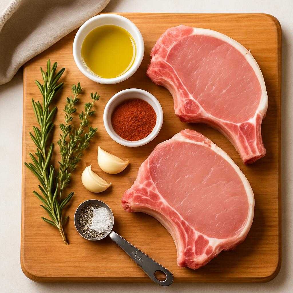 bone in pork loin chop recipe