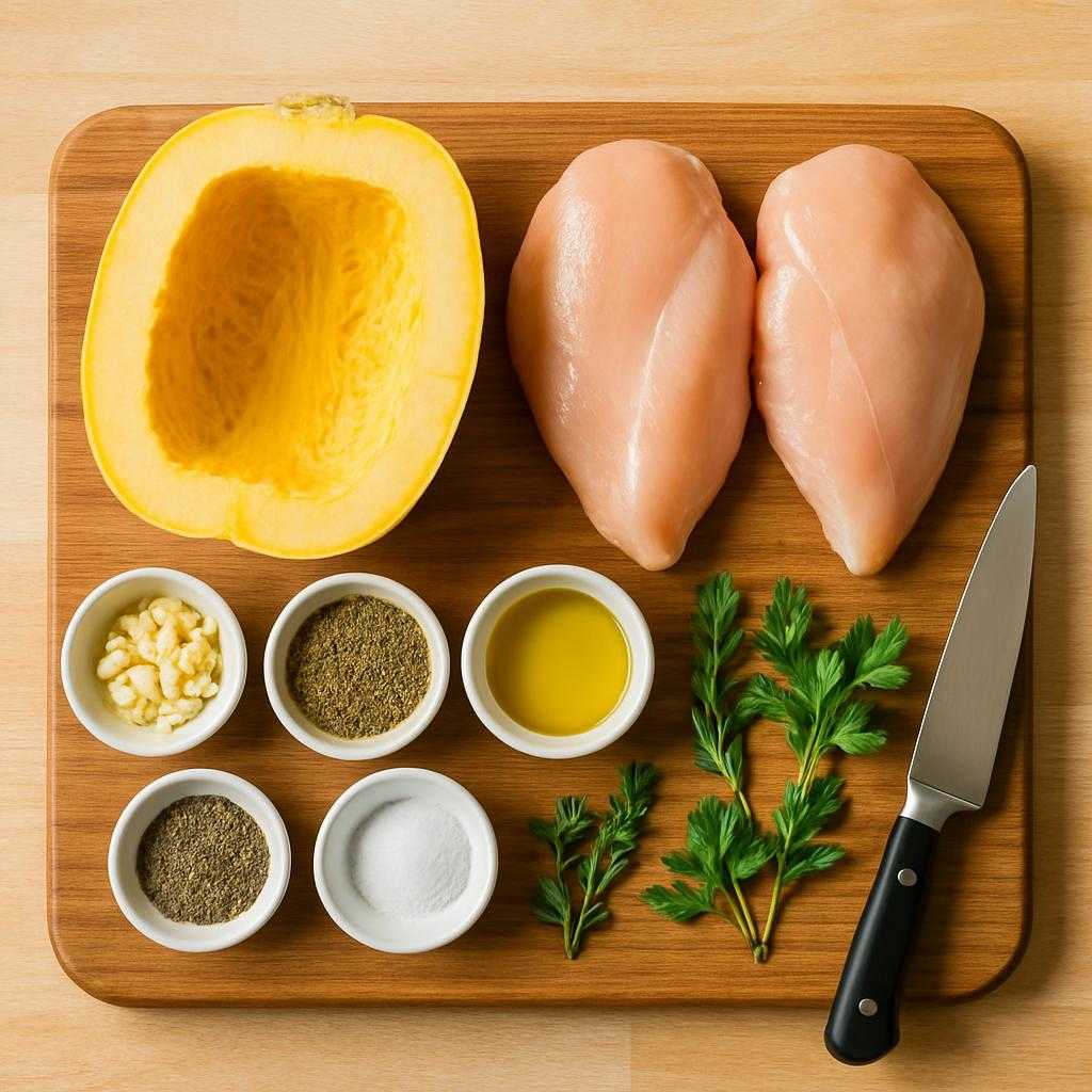 chicken and spaghetti squash recipe